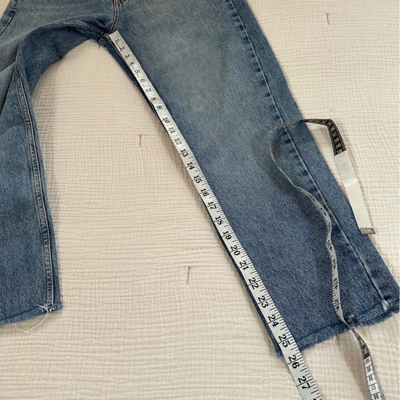 Ba&sh Evan Raw Hem Cropped Jeans Size 1 / Small - Picture 11 of 13